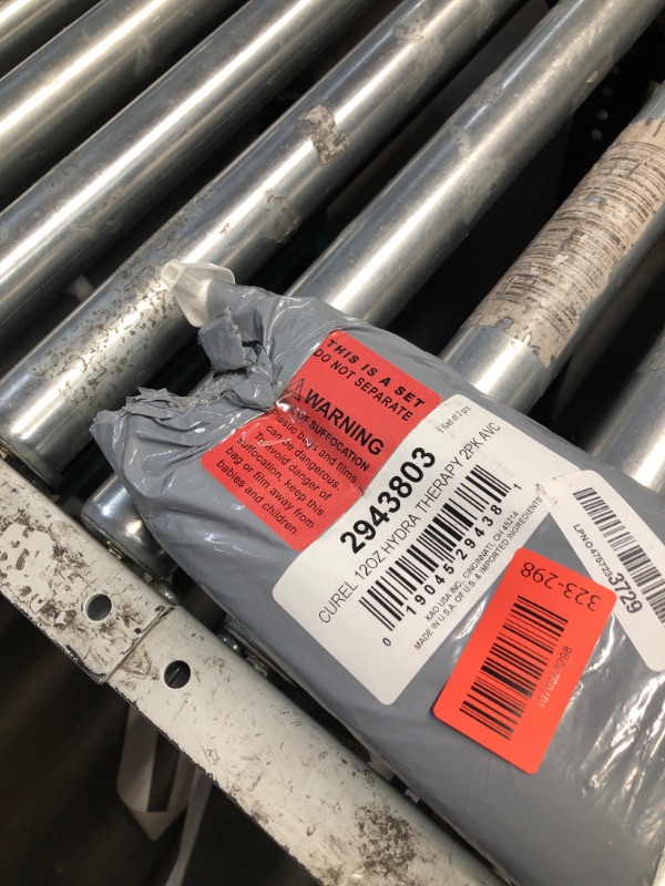 Photo 1 of ***DAMAGED - SEE NOTES/PICTURES*** Curel Hydra Therapy In Shower Lotion, Wet Skin Moisturizer for Dry or Extra-dry Skin, with Advanced Ceramide Complex, 12 Oz, Pack of 2