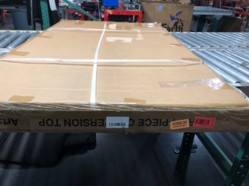 Photo 1 of ***FACTORY SEALED*** JOOLA Tetra - 4 Piece Ping Pong Table Top for Pool Table - Includes Ping Pong Net Set - Full Size Table Tennis Conversion Top for Billiard Tables - Easy Assembly & Compact Storage - Incl. Foam Backing