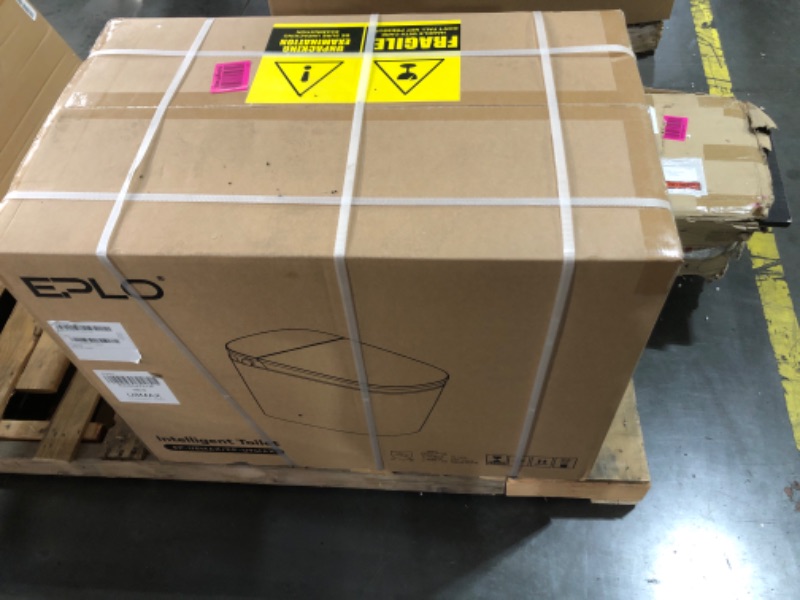 Photo 1 of ***FACTORY SEALED*** EPLO Smart Toilet Bidet with Auto Open Close,1000 Gram MaP Flush Score,Foam Dispenser, ADA Comfort Height, Blackout Flush,Auto Flush,Heated Seat,One Piece Elongated Toilet with Tank Built in U8MAX