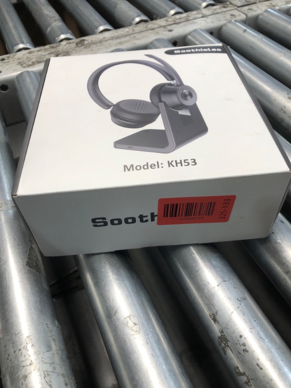 Photo 1 of (Upgraded Version) Wireless Headset, Bluetooth Headset with Noise Cancelling Microphone, Best Headphones with Mic Mute & USB Dongle for PC/Computer/Laptop/Cell Phones/Remote Work/Call Center