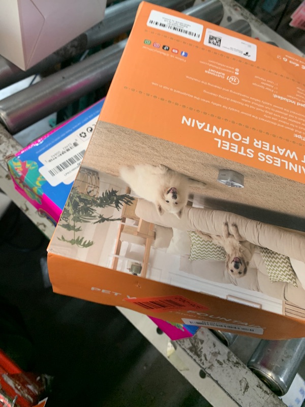 View 2 of ***MISSING PARTS***
Cat Water Fountain Stainless Steel: 3.2L/108oz Pet Fountain Water Bowl Dog Drinking Dispenser Cat Feeding & Watering Supplies Animal Metal Kitty Spout for Cats Inside with 4 Replacement Filters