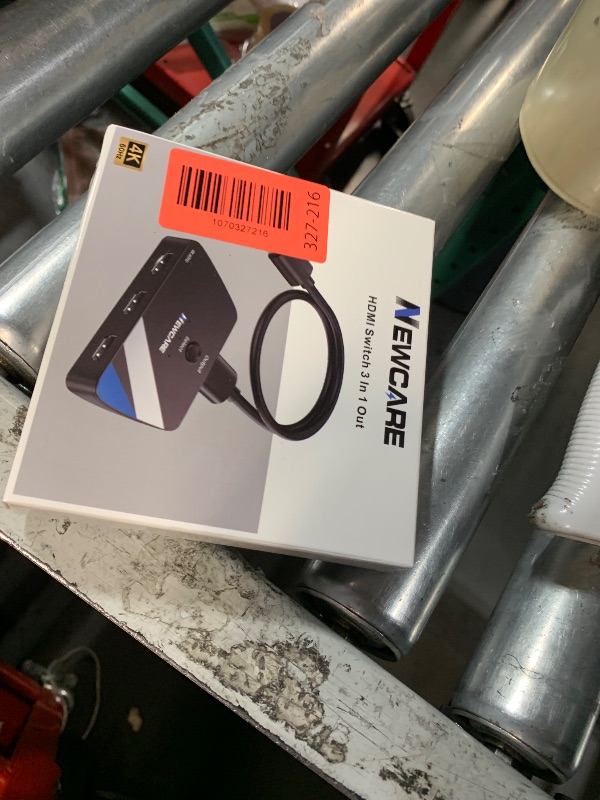 Photo 1 of [Upgrade] HDMI Switch 3 in 1 Out, 4K@60Hz HDMI 2.0 Switch Splitter with 2.6FT Long HDMI Cable, 3-Port HDMI Switcher Selector, Supports 4K 30Hz 3D 1080P HDCP2.2 for PS5 Xbox DVD Player Fire Stick PC