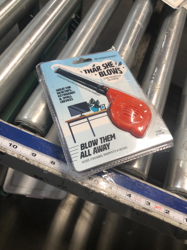 Photo 1 of **ONLY 1 **2 Pack USB Desktop Dust Blower – Compact USB-Powered Air Duster – Mini Fan for Keyboard, Desk, Crumbs, Dust & Crevices – Office & Home Novelty Cleaning Gadget