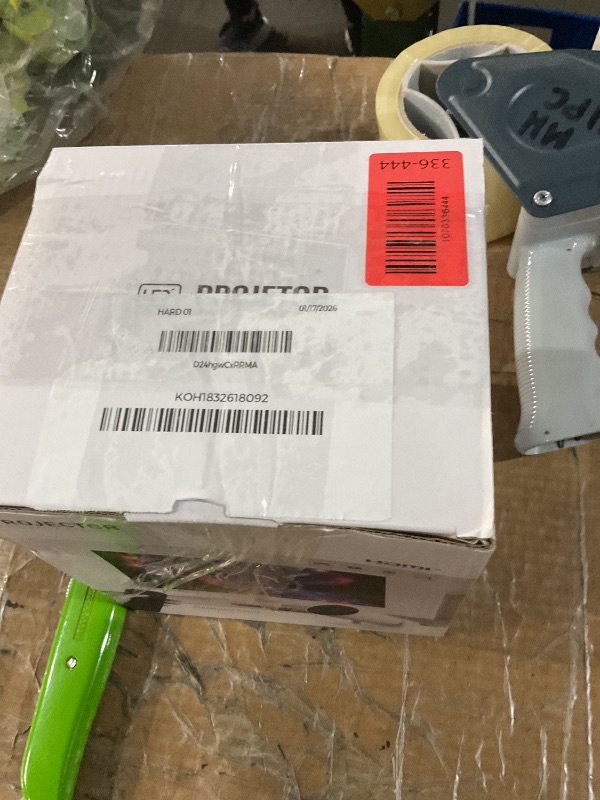 Photo 1 of ?Electric Focus?Mini Projector, Projector 4K 1080P Support, 260 ANSI Lumens Projector with Wifi and Bluetooth, Upgrade Smart Proyector, 5w Speaker, Auto Keystone Correction 35"-130" Screen HY300 Plus