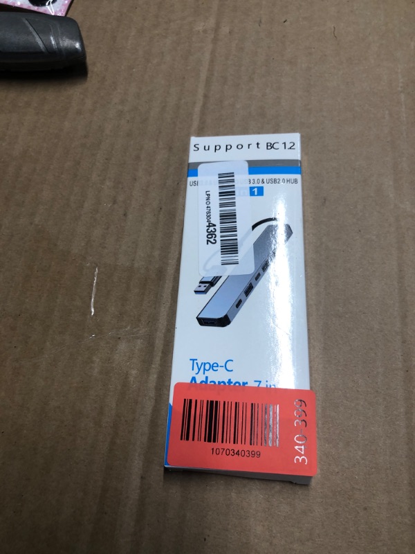 Photo 1 of ?Upgrade? USB C/USB Hub, BERLAT Aluminum 7 in 1 USB C & USB Hub with USB 3.0, USB 2.0 Ports for PC/Laptops/MacBook Pro/Air/iMac/iPad and More Devices