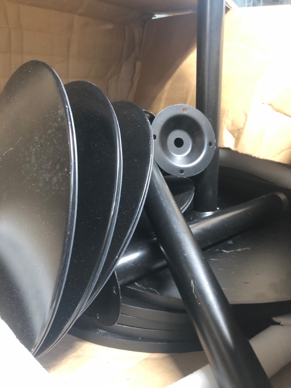 Photo 1 of ***STOCK PHOTO FOR REFERENCE ONLY ***Pearington Round Bar Height Pub Table, Black, 4pk