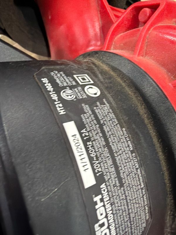 Photo 1 of ***STOCK PHOTO FOR REFERENCE ONLY***WORX Trivac 3 in 1 Electric Leaf Blower for Lawn Care, Leaf Vacuum with 600 CFM, Leaf Mulcher with Metal Impeller, WG512