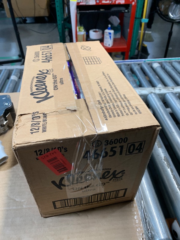 Photo 1 of (12 PACK) Kleenex On-The-Go Facial Tissues, 8 On-The-Go Packs, 10 Tissues per Box, 3-Ply (80 Total), Packaging May Vary