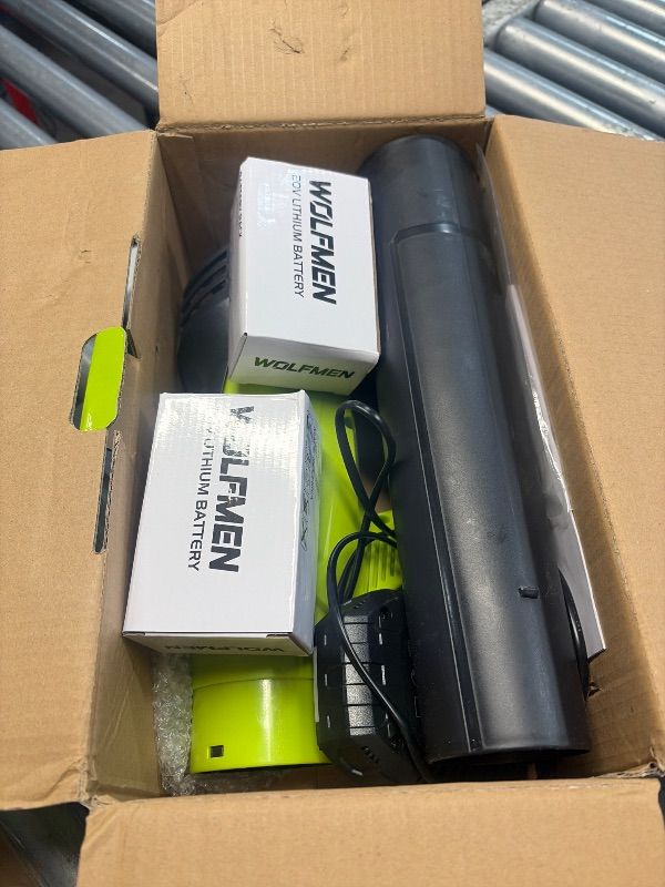 View 2 of ***MISSING A BATTERY***
Leaf Blower, Electric Cordless Leaf Blower with 2 Batteries and Charger, 2 Speed Mode, Lightweight Cordless Blower for Blowing Leaves, Patio Cleaning, Blowers for Lawn Care and Dust