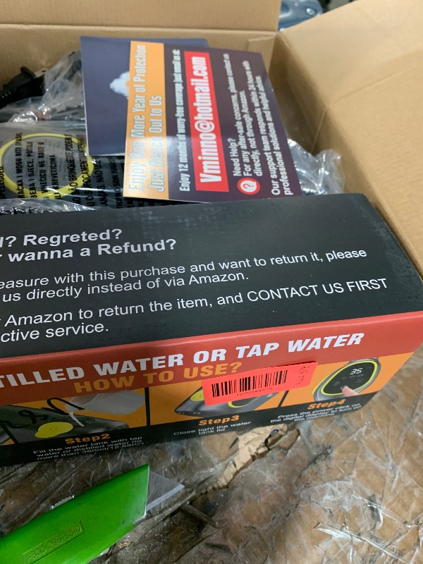 Photo 1 of ***MISSING PARTS***
Handheld Pressurized Steam Cleaner for Home - 15s Heat-Up 3-Level Adjustable Steam Cleaner with 14pcs Accessories, Multi-Surface Steamer for Cleaning Car Detailing, Tile, Grout, Chemical-Free