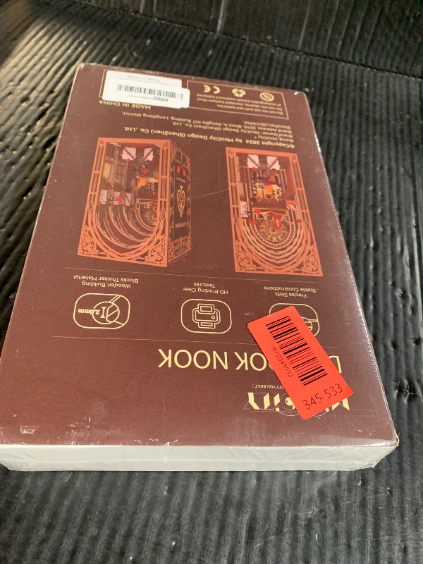 Photo 1 of ???????? Book Nook Kit, DIY Miniature Dollhouse Booknook Kit, 3D Wooden Puzzle Bookend Bookshelf Insert Decor with LED Light for Teens and Adults (Alice in Wonderland)