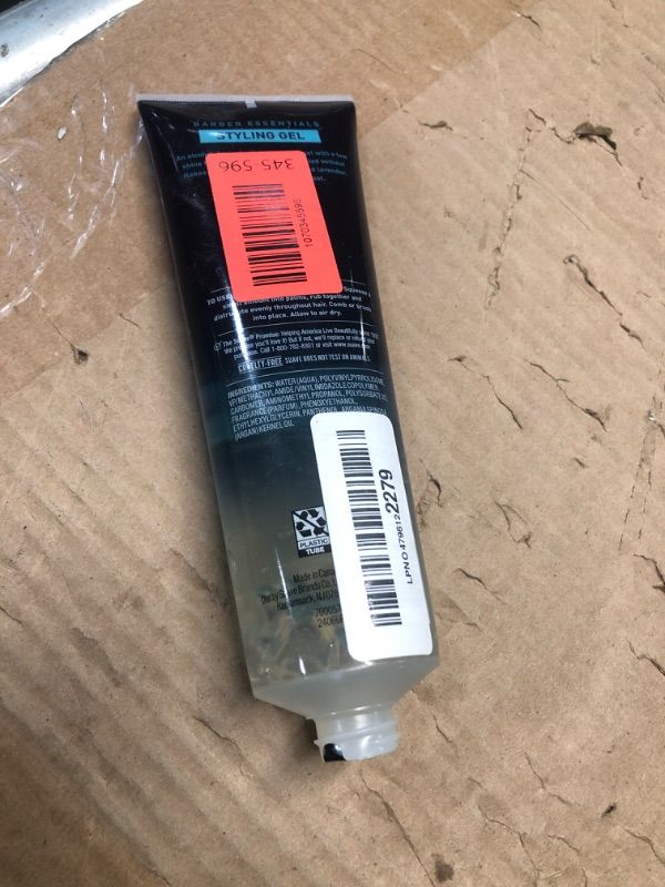 Photo 1 of ***FACTORY SEALED, MISSING CAP***Suave Hair Gel For Men Barber Essentials Styling, Strong Hold and Low Shine, No Flakes, Barber-Quality Results, 9 oz