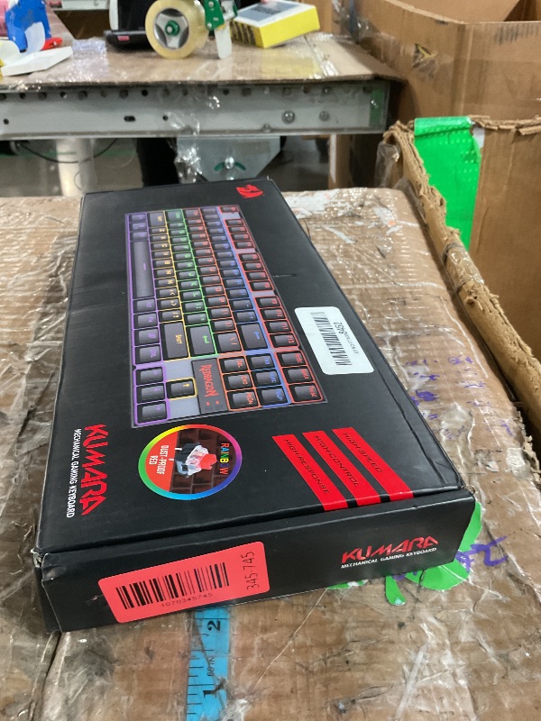 Photo 1 of ***MISSING PARTS***
Redragon K552 Mechanical Gaming Keyboard, 87-Key Compact, LED Gaming Keyboard with Red Switches, Anti-Ghosting, Metal Frame for PC Gaming & Typing, Beginner-Friendly (Black)