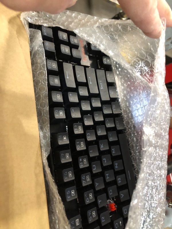 Photo 1 of ***MISSING PARTS***
Redragon K552 Mechanical Gaming Keyboard, 87-Key Compact, LED Gaming Keyboard with Red Switches, Anti-Ghosting, Metal Frame for PC Gaming & Typing, Beginner-Friendly (Black)