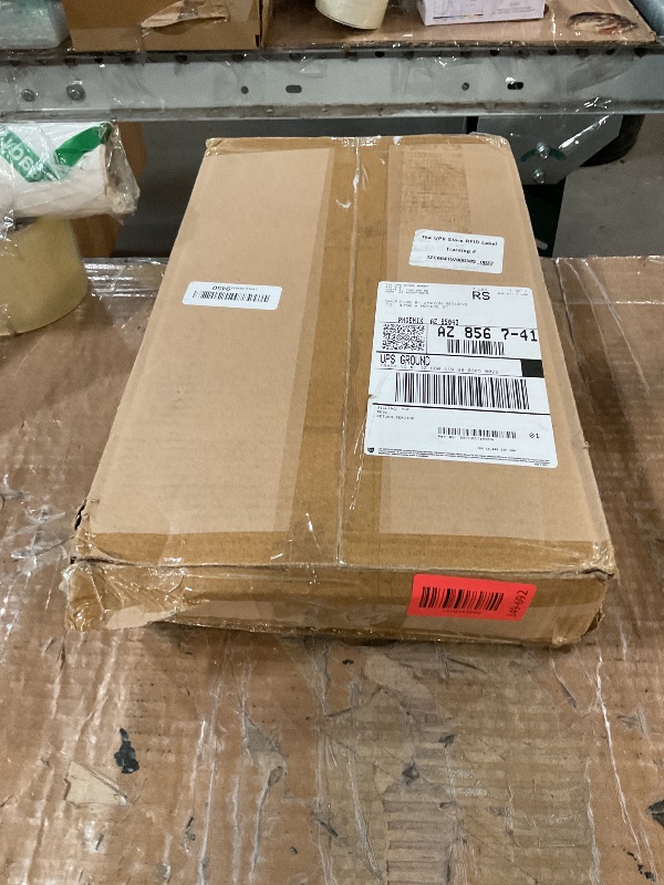 Photo 1 of ***MISSING PARTS***
SLEEPING LAMB Narrow Small Side Table for Small Space, 2 Tier Sofa Skinny End Table for Living Room, Bedroom Beside Slim Nightstand, Rustic Brown and Classic Black