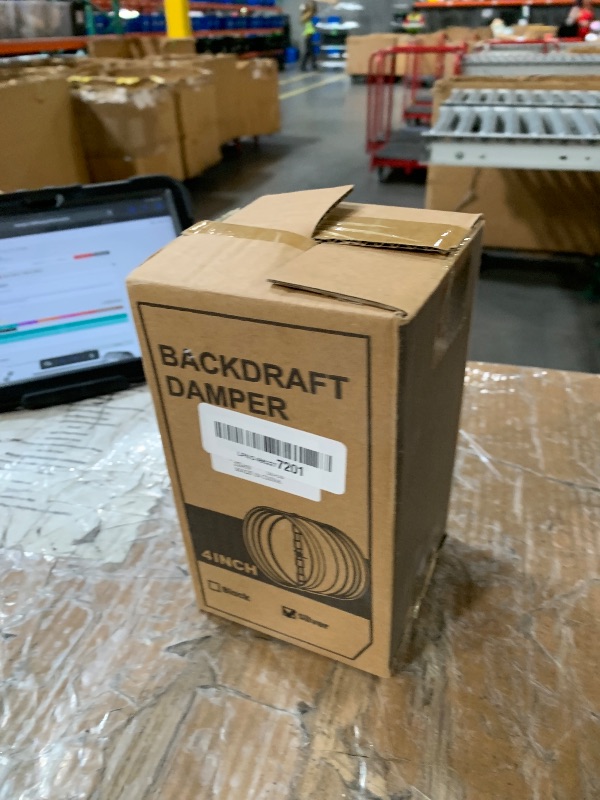 Photo 1 of [Upgraded] Hon&Guan Duct Damper 4 inch, Backdraft Damper One-Way Airflow Vent Damper Backflow Preventer for 4 Inch Duct Dryer Vent Hose-2pcs