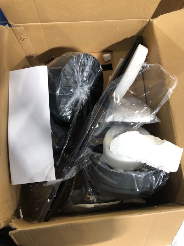 Photo 1 of ***MISSING PARTS***
Asyko Ceiling Fans with Lights,46" Low Profile Ceiling Fan with Light and Remote Control,Flush Mount, Reversible, Dimmable, Noiseless, Black Ceiling Fan for Bedroom