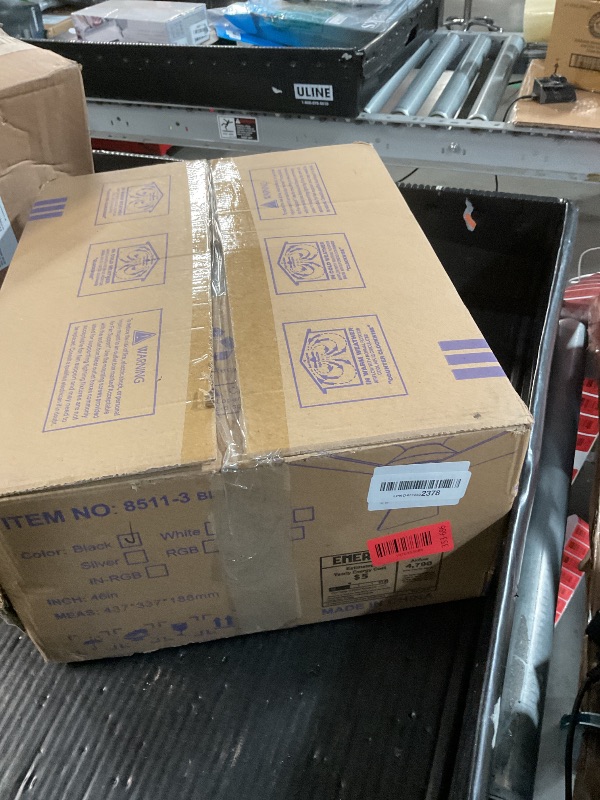 Photo 1 of ***MISSING PARTS***
Asyko Ceiling Fans with Lights,46" Low Profile Ceiling Fan with Light and Remote Control,Flush Mount, Reversible, Dimmable, Noiseless, Black Ceiling Fan for Bedroom