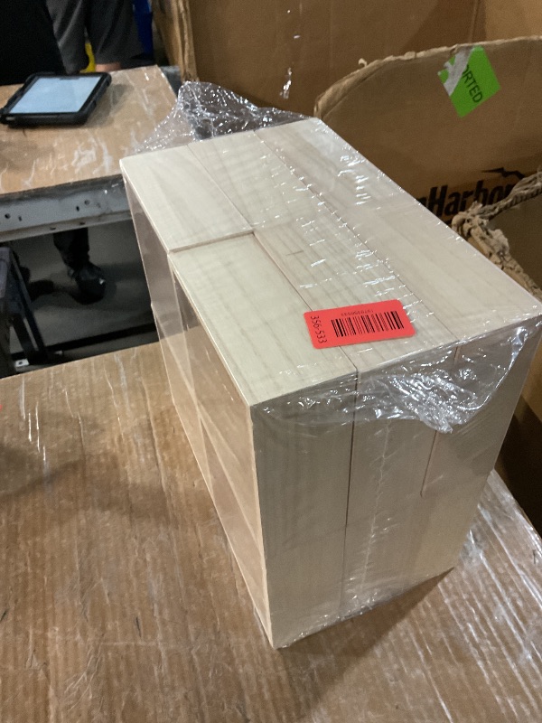 Photo 1 of (12 Pack) 6" x 6" Unfinished Wooden Box Storage Organizer Small Wooden Boxs for Art Crafts Collectibles Home Venue Decor