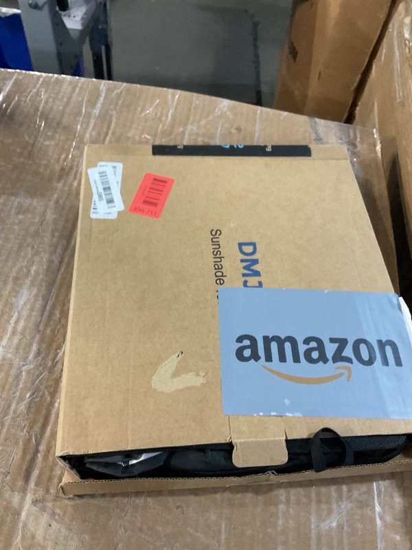 Photo 1 of [2025 Upgrade] DMJN Windshield Sun Shade Car, [100% Sun Bolck & UV Reflective] Keep Car Cool & Interior Protection Sunshade, Flexible & Durable Sun Visor Universal Fit Large