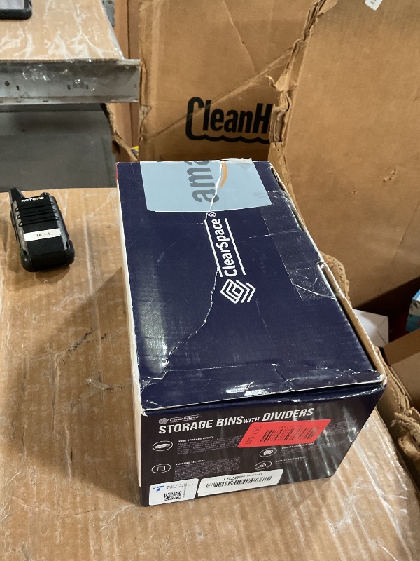 Photo 1 of ***MISSING PARTS***
ClearSpace Plastic Pantry Organization and Storage Bins with Removable Dividers – Perfect Kitchen Organization or Kitchen Storage – Refrigerator Organizer Bins, Cabinet Organizers (2 Pack)