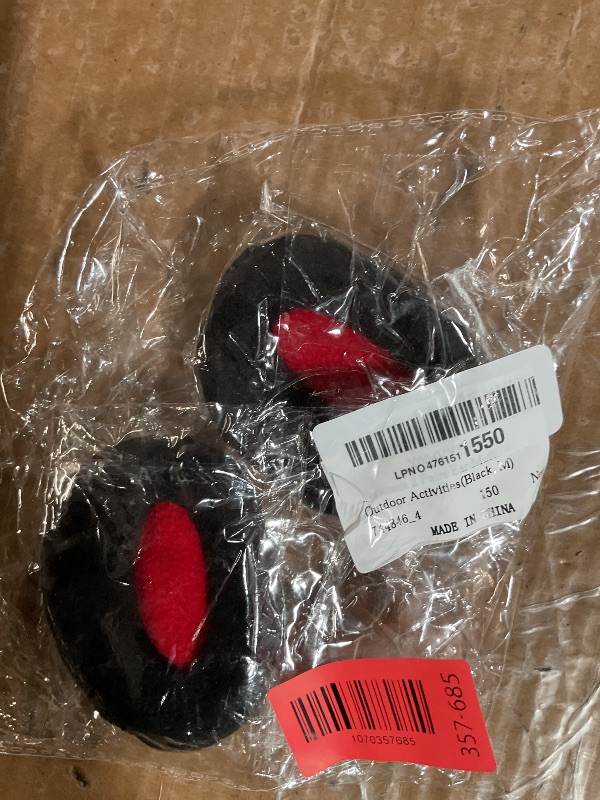 Photo 1 of ***Missing One*** Grevosea 2 Pairs Ear Muffs for Winter, Bandless Unisex Earmuffs Windproof Ear Warmers for Cold Weather Outdoor Activities(Black, M)