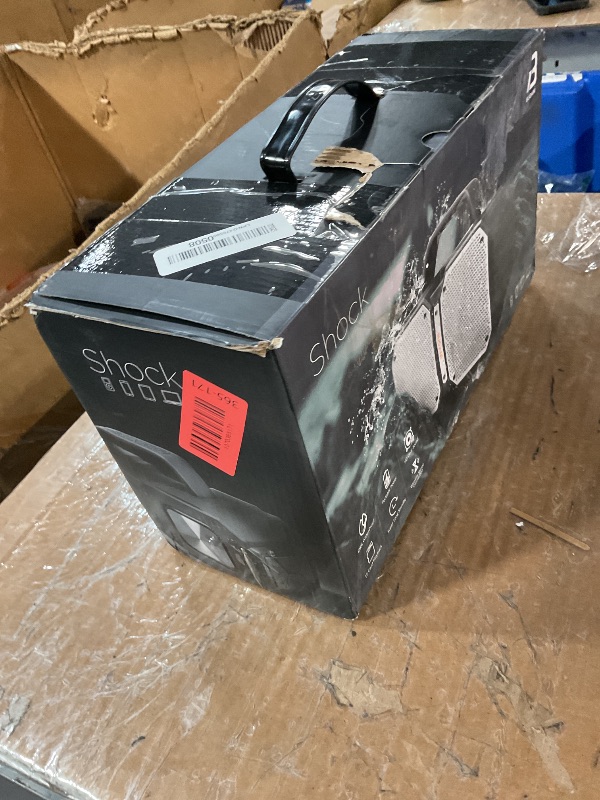 Photo 1 of (SOLD AS PARTS) BUGANI Shock Bluetooth Speaker, Portable Bluetooth 5.3, Waterproof, 60W Super Power, Outdoor Speaker, Black(New Model)