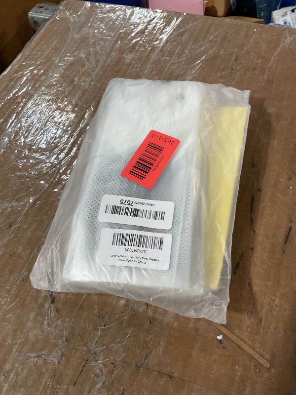 Photo 1 of (200Pcs)100pcs Translucent Plastic Bags/Bakery Bags with 100pcs Hand made Stickers for Cookie Cake Chocolate Candy Snack Wrapping Good for Bakery Party Supplies