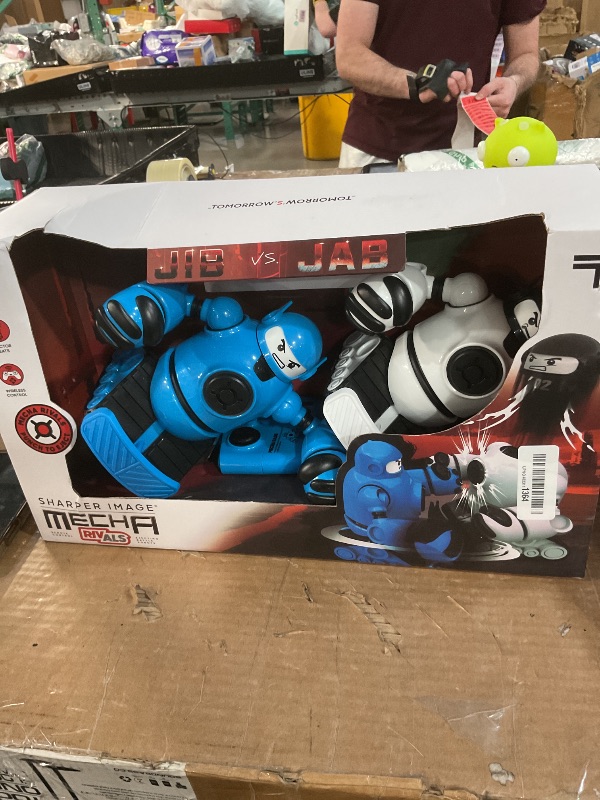 Photo 1 of ***MISSING PARTS***
Sharper Image® Mecha Rivals Remote Control Battle Robots, Two-Player Wireless Fighting Set with Lights and Sounds