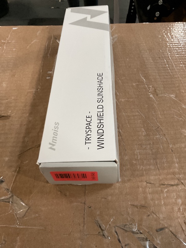 Photo 1 of [Upgraded] Nmoiss Windshield Sun Shade Umbrella - [Vinyl Coating Heat Shield] Protect Car from Sun Rays & Heat Damage Keep Cool and Protect Interior, Spring Structure Edge Medium 56" L x 31" W