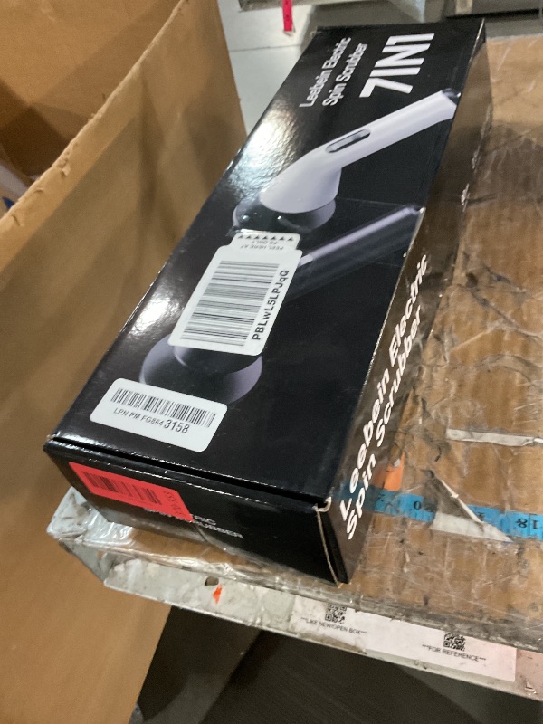 Photo 1 of ***MISSING PARTS***
Leebein Electric Spin Scrubber, Cordless Cleaning Brush for Bathroom Shower Tub, IPX7 Waterproof Power Scrubber with 7 Brush Heads, Extendable Long Handle and 2 Speeds Scrubber for Bathtub Floor