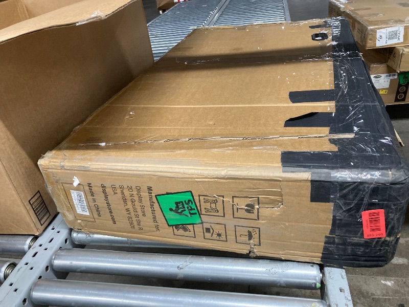 Photo 1 of ***BROKEN***DS THE DISPLAY STORE PVC Candy Cart with Wheels for Parties - Dessert Cart on Wheels for Wedding Baby Shower and Vendor Events