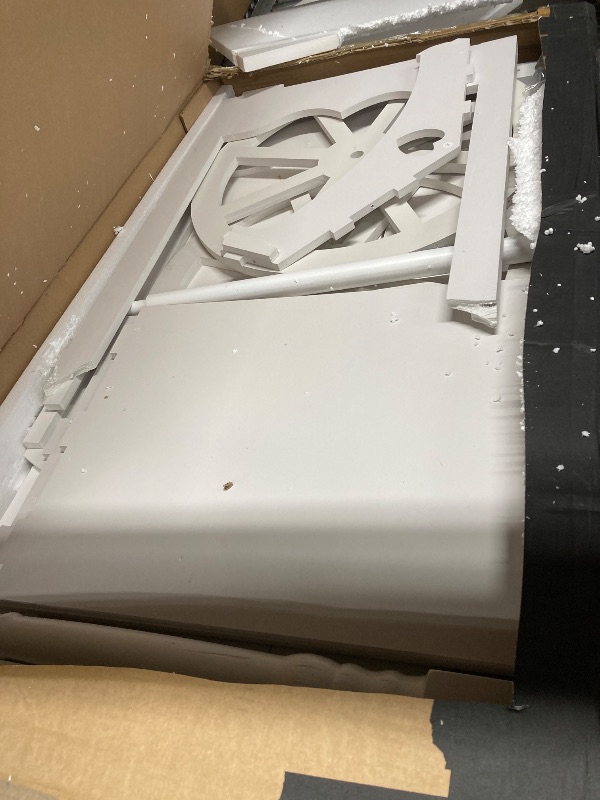 Photo 1 of ***BROKEN***DS THE DISPLAY STORE PVC Candy Cart with Wheels for Parties - Dessert Cart on Wheels for Wedding Baby Shower and Vendor Events