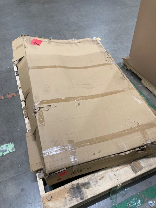 Photo 1 of **HAS SOME SCRATCHES ON GLASS***DreamLine Encore 56-60 in. W x 58 in. H Semi-Frameless Bypass Sliding Tub Door in Satin Black with Frosted Glass