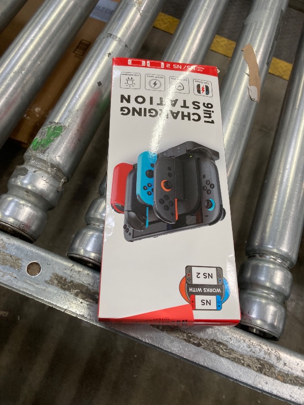 Photo 1 of [Switch 1/2 Compatible] FASTSNAIL 9-in-1 Dual-Direction Magnetic Controller Charger for Nintendo Switch 2 2025 & Original & OLED Controller, Fast Charging Dock for Switch 2 Controller Accessories