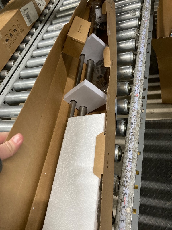 Photo 1 of 1 Inch Double Curtain Rods 36 to 72 Inches, Adjustable Telescoping Window Drapery Rod, Dual Heavy Duty Curtain Rods with Iron-Finials for Sliding Glass Door, Patio, Bedroom, Kitchen, Brushed Nickel