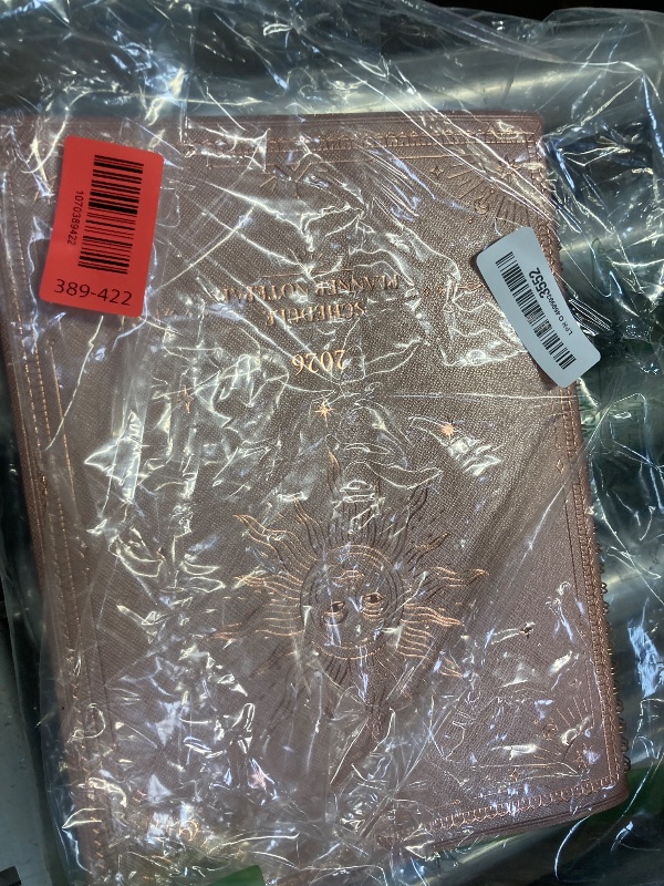 Photo 1 of 2026 Planner - Business Planner, 3-Tier Schedule Planner Notepad, JAN 2026 - DEC 2026 Appointment Book, 8.74" x 11.38", 60 Minutes Intervals + Monthly Tabs + Leather Cover + Pocket - Rose Golden