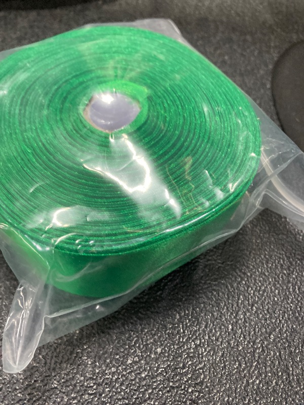 Photo 1 of 1-1/2 inches 50 Yard Green Satin Ribbon for Gift Wrapping, Wedding, Crafts, Christmas,Easter, Floral, Hair, Invitation Decorations and More