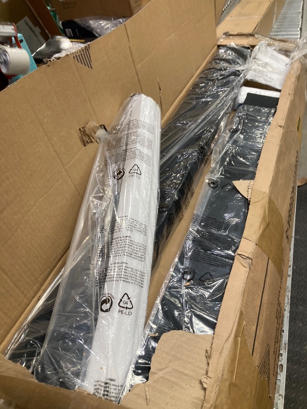 Photo 1 of ***REFERENCE***Allewie Queen Size Platform Bed Frame with Fabric Upholstered Headboard and Wooden Slats Support, Fully Upholstered Mattress Foundation/No Box Spring Needed/Easy Assembly, Dark Grey