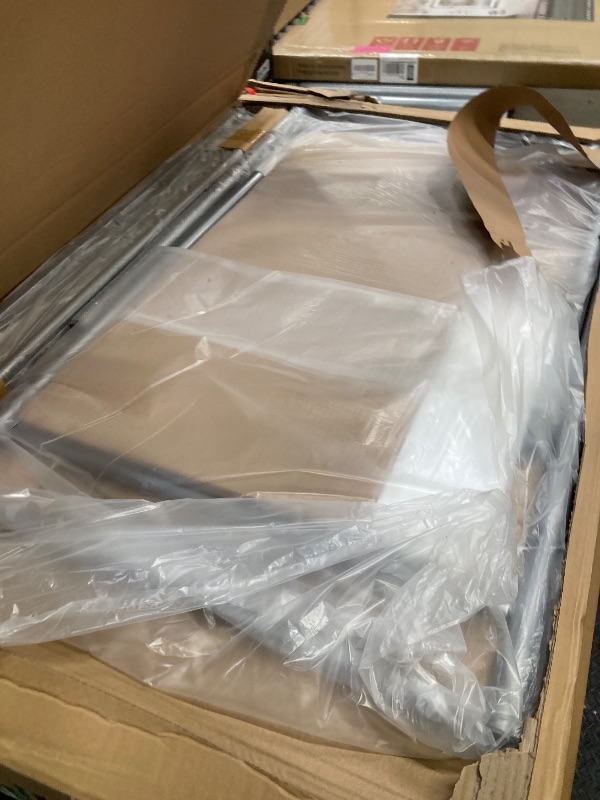 Photo 1 of ****REFERENCE****VECELO Kitchen Dining Room Table and Chairs 4, 5-Piece Dinette Sets, Space Saving (Silver)