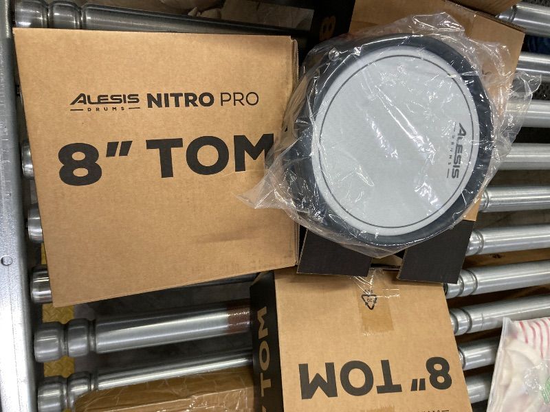 Photo 1 of **MISSING PARTS***Alesis Nitro Pro Electric Drum Set with Dual-Zone Quiet Mesh Pads, 500+ Authentic BFD Sounds, Bluetooth, Drumeo, USB MIDI, Double Kick Compatible