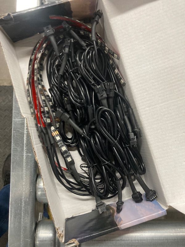 Photo 1 of 12pcs Golf Cart Underglow LED Light Strip Kit, 16 Color RGB LED Lighting Strips for Extended EZGO Club Car Yamaha, 9-12V Led Strip Kit with 22 Lighting Modes and Music Mic Sync (4 Lengths)