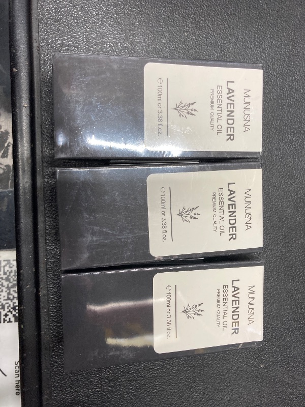 Photo 1 of 3 PAK MUNUSNA Lavender Essential Oil, Pure & Natural Lavender Oil 100ML, Premium Grade Essential Oils for Hair, Body, Skin, Aromatherapy Diffuser, Meditation, Massage, Home, Candle, Soap, Bath Bombs Making