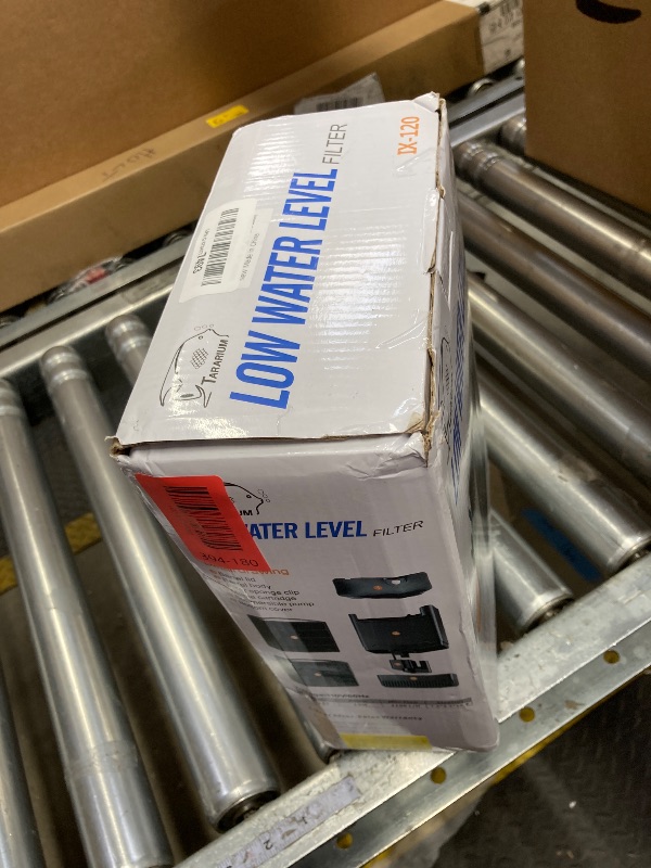 Photo 1 of 290GPH Turtle Tank Filter for 20-85 Gallon, Turtle Filter Low Water Level Available and Flow Adjustable, Turtle Water Filter for Shrimps Amphibians Turtle Tank Saltwater Freshwater Crystal Clear