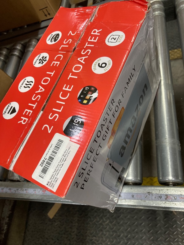 Photo 1 of **part onlyn Toaster 2 Slice Retro Stainless Steel,Best Prime 2 Slice Toaster Wide Solt with 6 Shade Settings, Perfect for Waffles, Bagels and More Touch Screen Lainsten 238TC