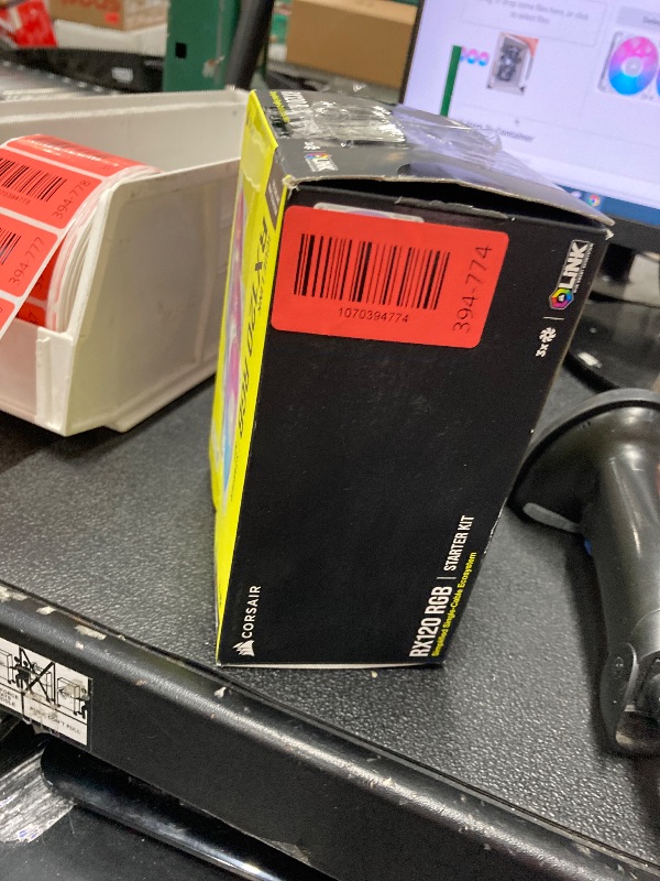 Photo 1 of ***** ONLY 2***** CORSAIR iCUE Link RX120 RGB 120mm PWM Fans with iCUE Link System Hub - Magnetic Dome Bearing - Triple Pack - White