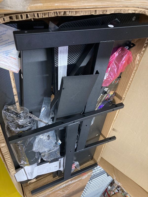 Photo 1 of  Lumina Elite LED Gaming Desk, Integrated RGB Lighting,