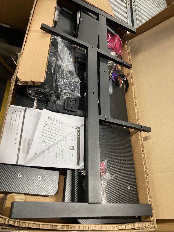 Photo 1 of  Lumina Elite LED Gaming Desk, Integrated RGB Lighting,