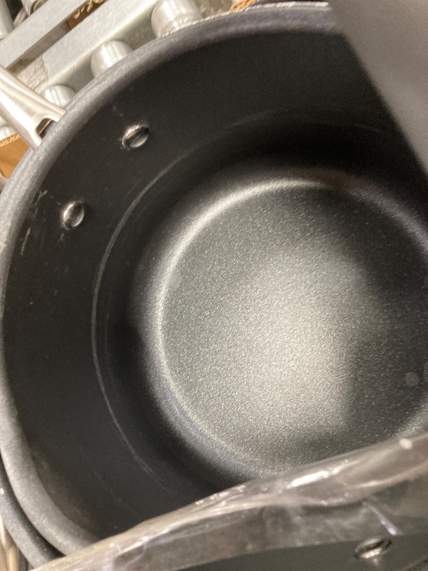 Photo 1 of ***** NO RETURN****** NO REFUND*****Babish 10 Piece Hard Anodized Laser Titanium Forever Non Stick Technology Durable Pots and Pans Cookware Set - Black