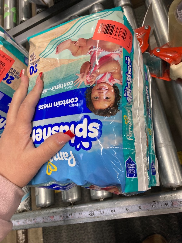 Photo 1 of ***** 2 PACK****** Pampers Swim Diapers - Splashers - Size 2-3, 20 Count, Gap-Free Disposable Baby Swimming Pants